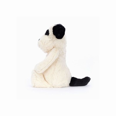 Jellycat Bashful Black & Cream Dog USA | 04351XUHN